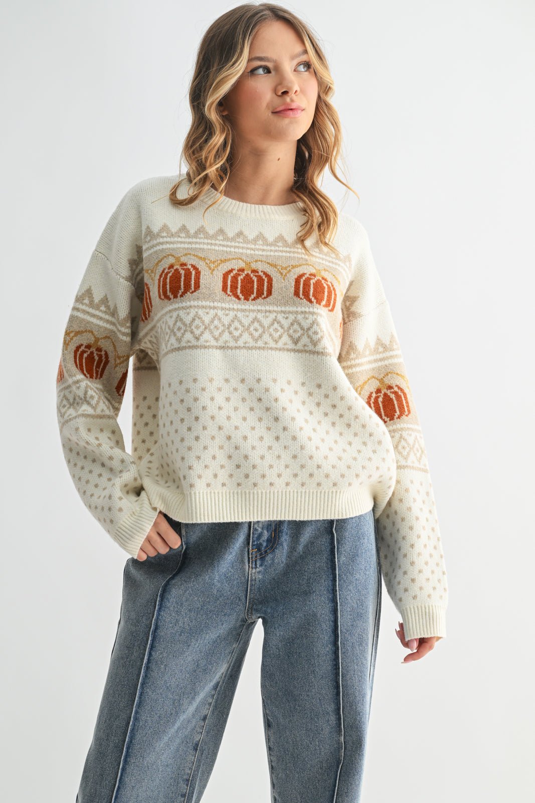 Pumpkin Sweater - 2 colors! - The Nines
