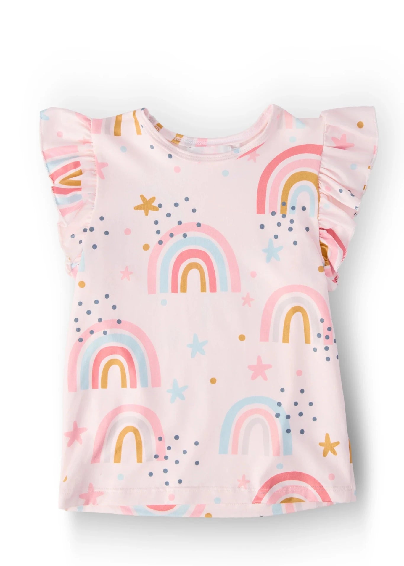 Over the Rainbow Ruffle Tee - The Nines