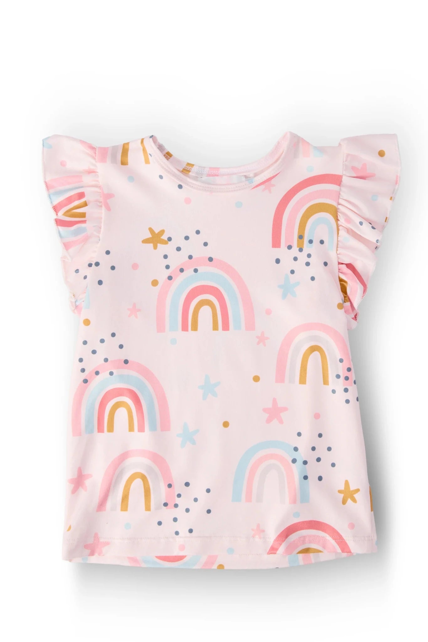 Over the Rainbow Ruffle Tee - The Nines
