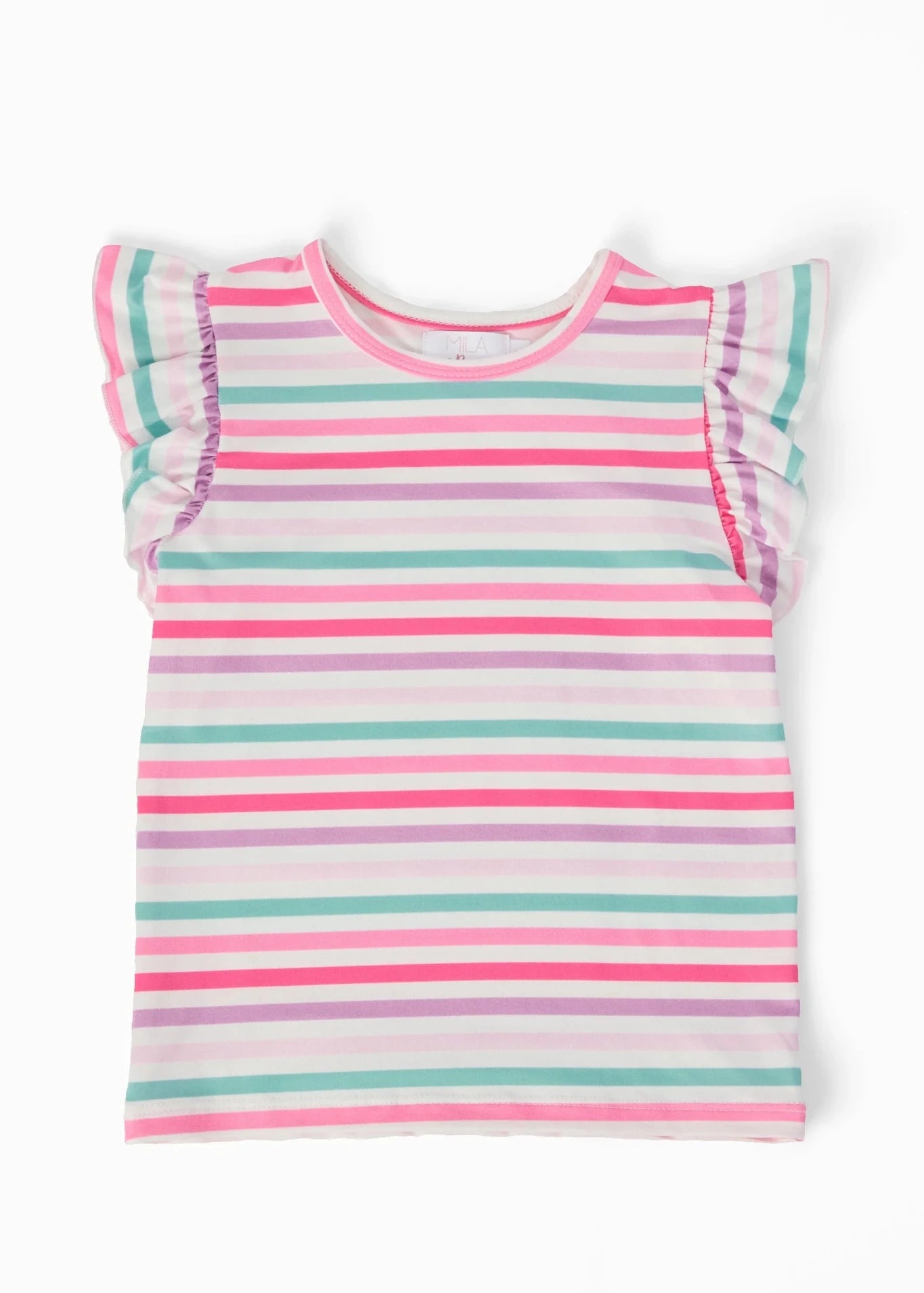 Pastel Stripes Short Sleeve Tee - The Nines