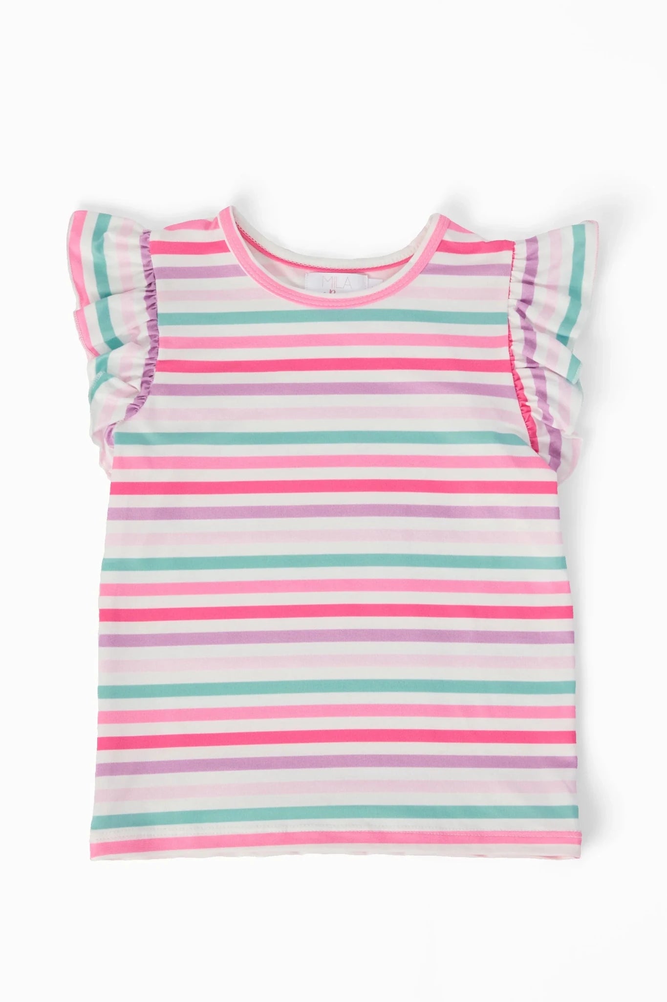 Pastel Stripes Short Sleeve Tee - The Nines