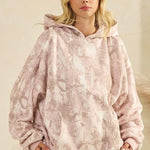 Pink Camo Fleece Hoodie - The Nines