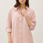 Tencel Oversized Button Down Top - 2 Colors! - The Nines