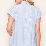 Pinstripe Button Up - 2 Colors! - The Nines