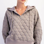 Rae Mode Quilted Hoodie Jacket - 4 Colors! - The Nines