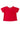 Red Ruffle Pocket Tee - The Nines