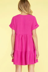 Ashley Vneck Dress - 2 colors!