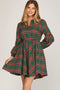 Best Gift Ever Plaid Dress