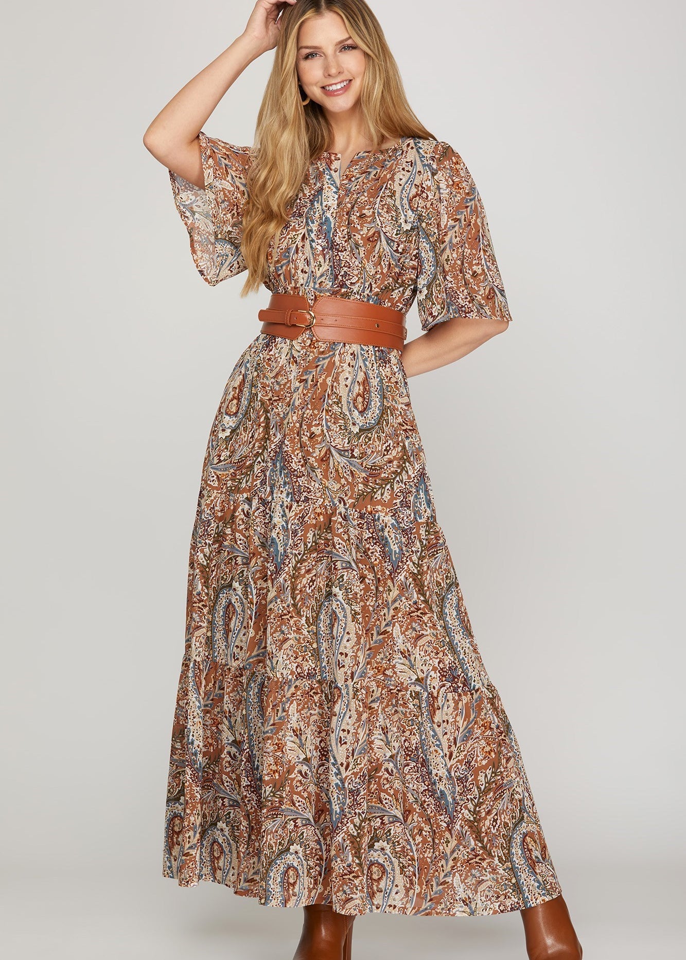 Autumn Skies Dress - 2 colors! - FINAL SALE! - The Nines
