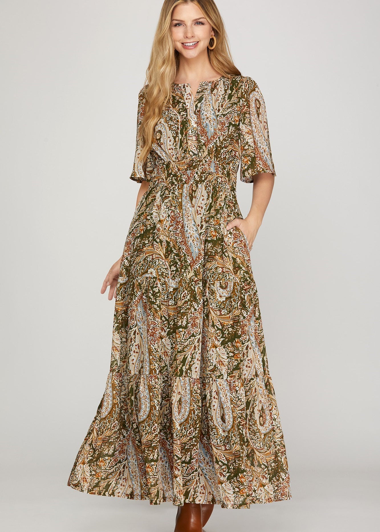 Autumn Skies Dress - 2 colors! - FINAL SALE! - The Nines