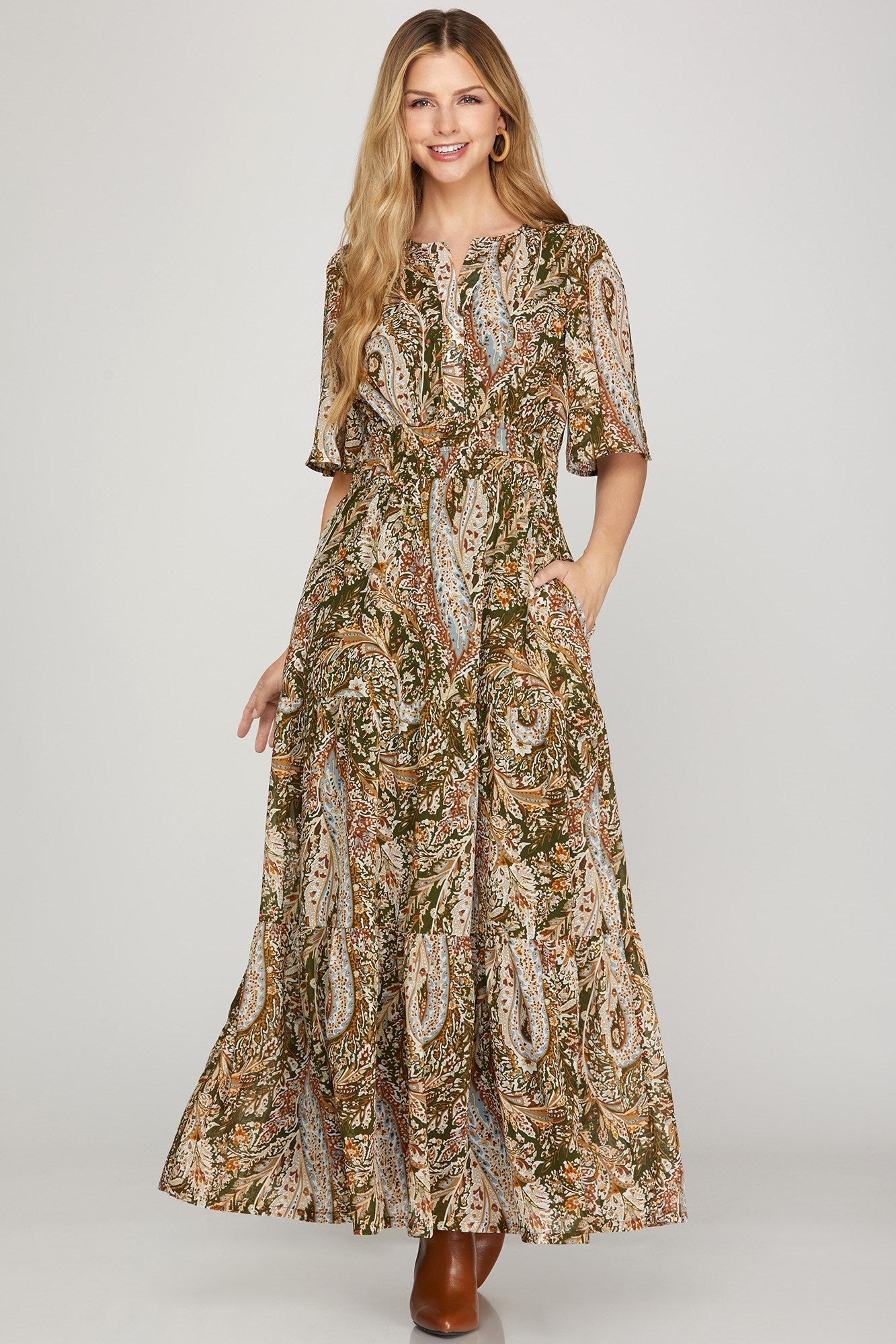 Autumn Skies Dress - 2 colors! - FINAL SALE! - The Nines