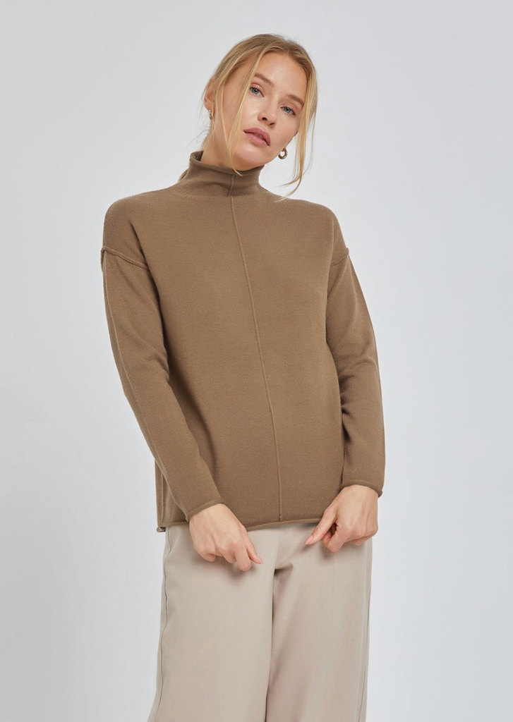 Holly Mock Pullover - 2 Colors!