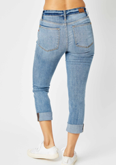 Judy Blue Medium Wash Skinny Fit Capri Jeans