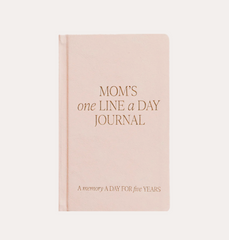 Mom's One Line A Day Leather Journal