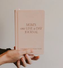 Mom's One Line A Day Leather Journal