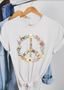 Floral Peace Graphic Tee