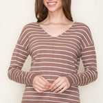 The Rosalie Striped Pullovers - 2 Colors! - The Nines