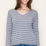 The Rosalie Striped Pullovers - 2 Colors! - The Nines