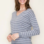 The Rosalie Striped Pullovers - 2 Colors! - The Nines