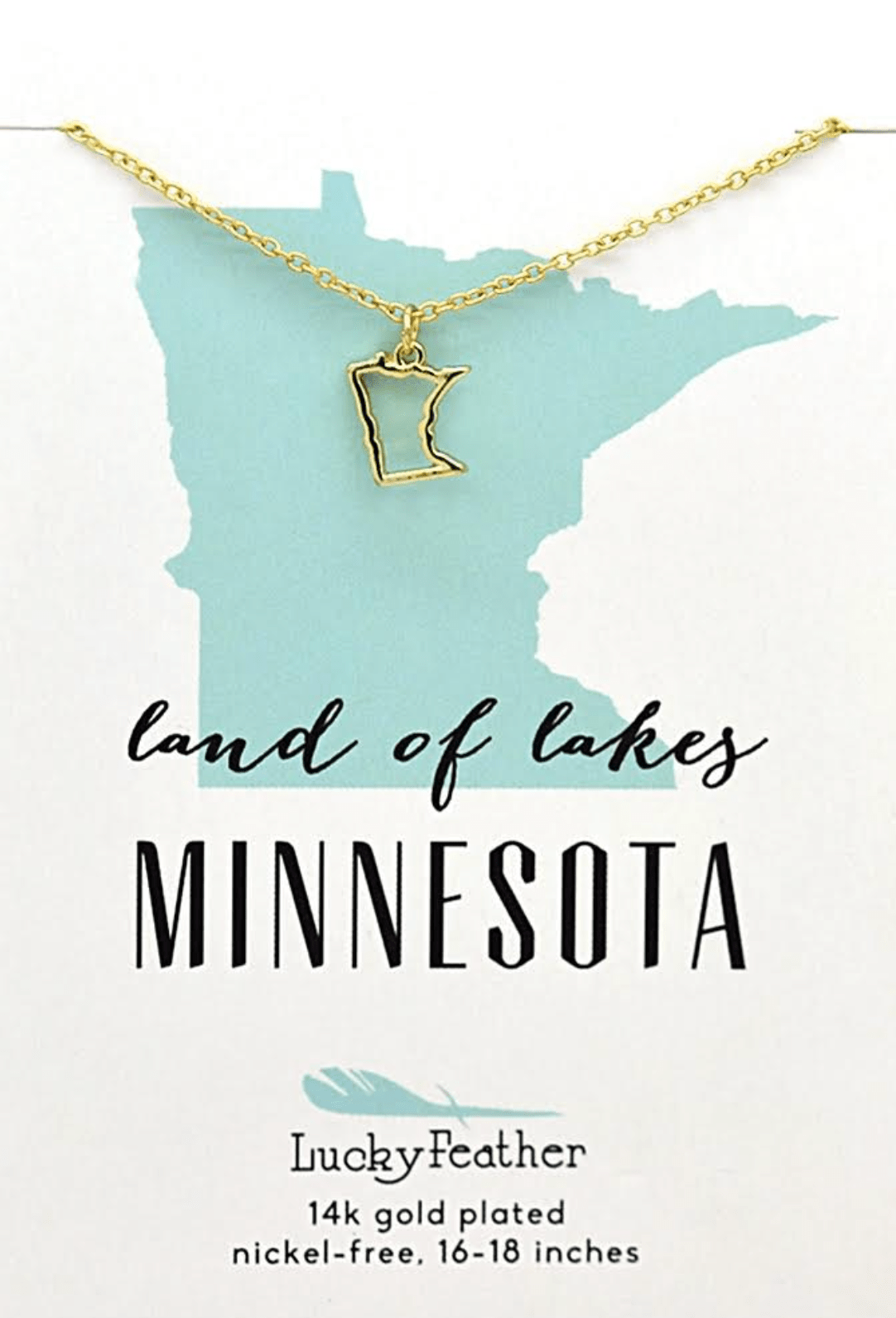 Minnesota 14K Nickel Free Necklace - The Nines