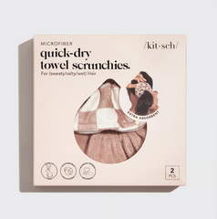 Kitsch 2pc. Quick Dry Towel Scrunchie