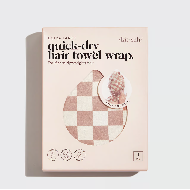 Kitsch XL Quick Dry Hair Towel Wrap