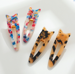 Elodie Cat Eco-Friendly Hair Clip Sets - 6 Styles!