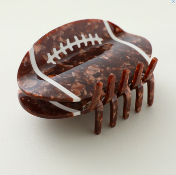 Game Day Large Football Claw Clip