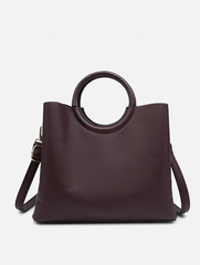 Helen Round Handle & Long Strap Satchel - 4 Colors!