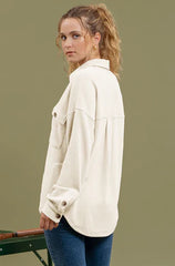 Half Button Side Pocket Top