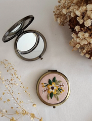 Embroidered Compact Mirrors - 2 Styles & Multiple Designs