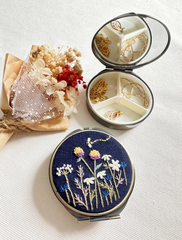 Embroidered Compact Mirrors - 2 Styles & Multiple Designs