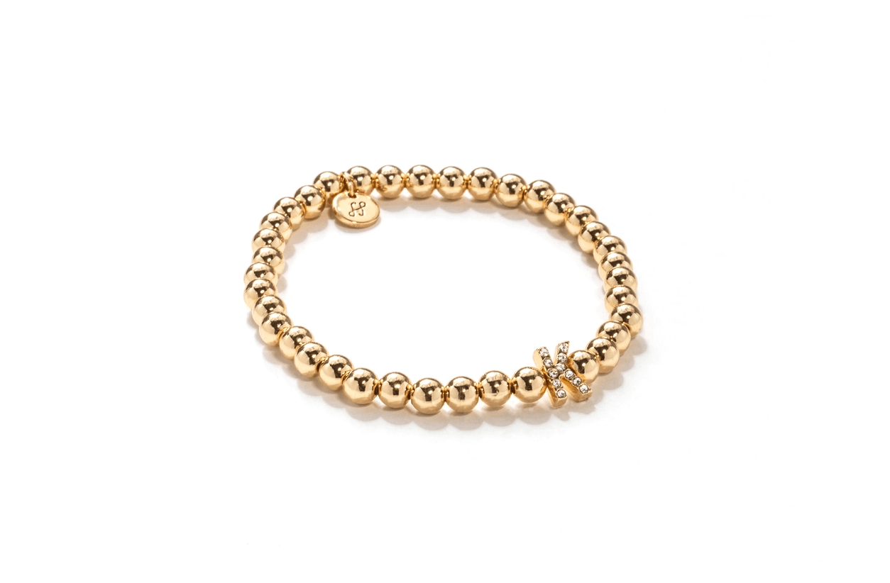 Soul Stack Initial Bracelets - K - The Nines