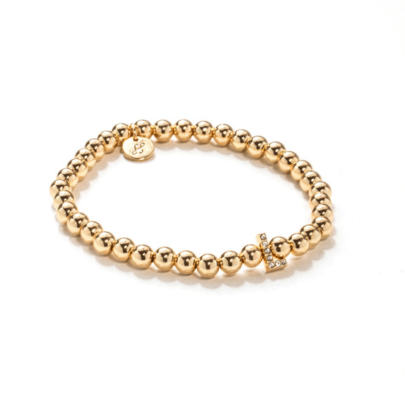 Soul Stack Initial Bracelets - L - The Nines