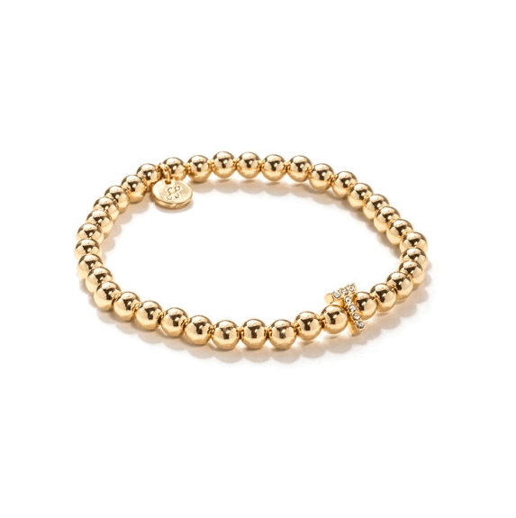 Soul Stack Initial Bracelets - T - The Nines