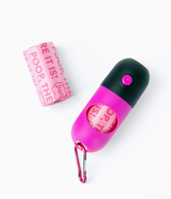 Poop, There It Is! 2 - in - 1 Flashlight & Doggie Bag Dispenser - The Nines