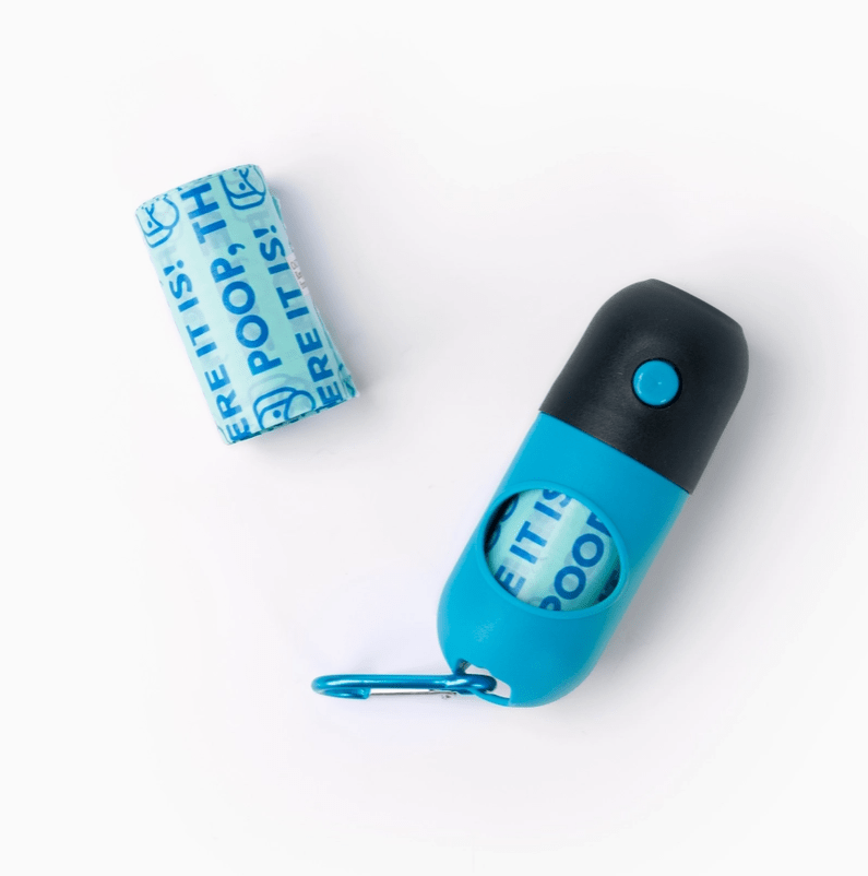 Poop, There It Is! 2 - in - 1 Flashlight & Doggie Bag Dispenser - The Nines