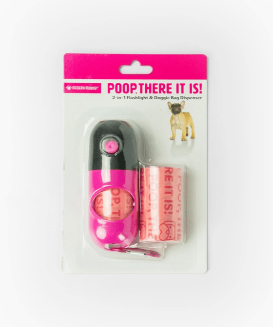 Poop, There It Is! 2 - in - 1 Flashlight & Doggie Bag Dispenser - The Nines