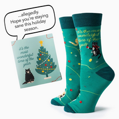 Holiday Card Sock Gift - 6 Styles! - FINAL SALE