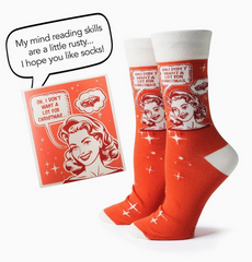 Holiday Card Sock Gift - 6 Styles! - FINAL SALE