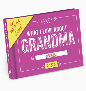 What I Love About Grandma Fill in the Love Book