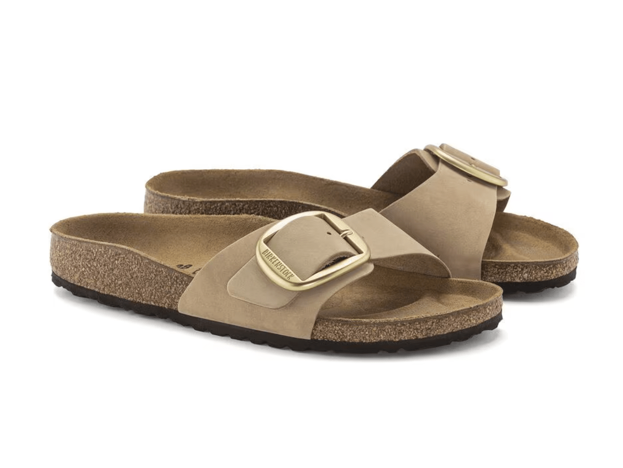 Birkenstock Madrid Sandcastle Nubuck Sandal - FINAL SALE! - The Nines