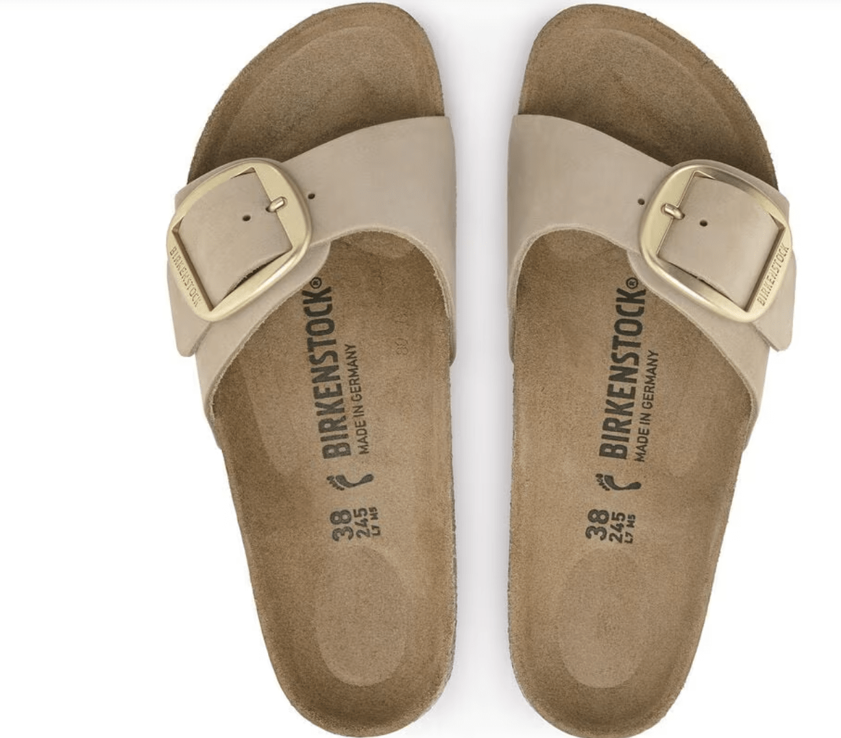 Birkenstock Madrid Sandcastle Nubuck Sandal - FINAL SALE! - The Nines