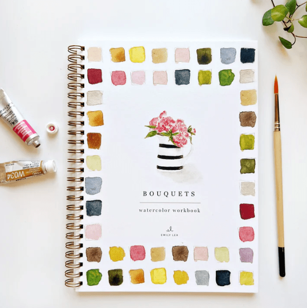 Bouquets Watercolor Workbook - The Nines