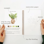 Bouquets Watercolor Workbook - The Nines