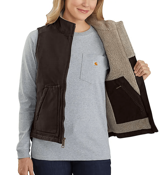 Women's Sherpa Lined Vest - 2 colors - FINAL SALE! - The Nines