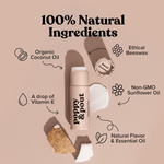 Poppy & Pout Lip Balms - Island Coconut - The Nines