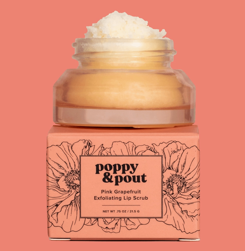 Poppy & Pout Grapefruit Lip Scrub - The Nines