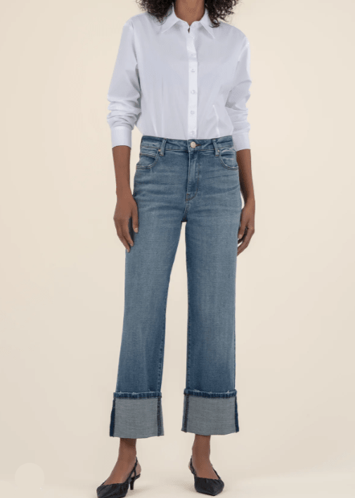KUT From The Kloth Sienna High Rise Cuff Jeans - FINAL SALE! - The Nines