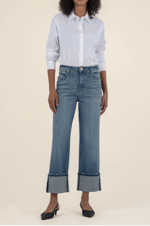 KUT From The Kloth Sienna High Rise Cuff Jeans - FINAL SALE! - The Nines
